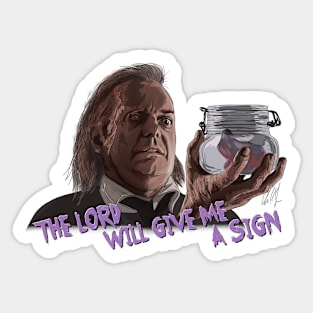 The Blob: Reverend Meeker Sticker